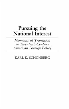 Pursuing the National Interest - Schonberg, Karl