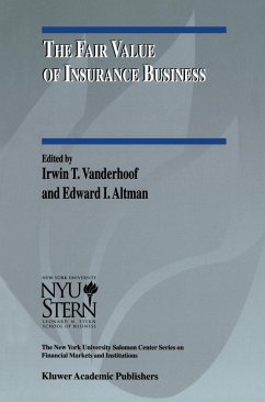 The Fair Value of Insurance Business - Vanderhoof, Irwin T. / Altman, Edward I. (Hgg.)