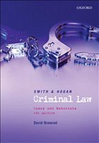 Smith and Hogan Criminal Law: Cases & Materials