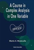 A Course in Complex Analysis in One Variable