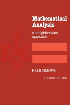 Mathematical Analysis - Binmore, K. G.; K. G., Binmore