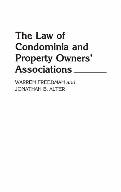The Law of Condominia and Property Owners' Associations - Freedman, Warren; Alter, Jonathan