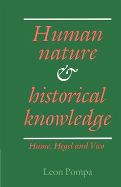 Human Nature and Historical Knowledge - Pompa, Leon; Leon, Pompa