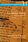 Unpublished Writings from the Period of Unfashionable Observations