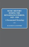 Music History During the Renaissance Period, 1425-1520