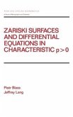 Zariski Surfaces and Differential Equations in Characteristic P