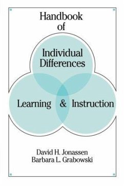 Handbook of Individual Differences, Learning, and Instruction - Jonassen, David H; Grabowski, Barbara L