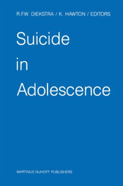 Suicide in Adolescence - Diekstra, Ren‚ F.W. / Hawton, Keith E. (Hgg.)