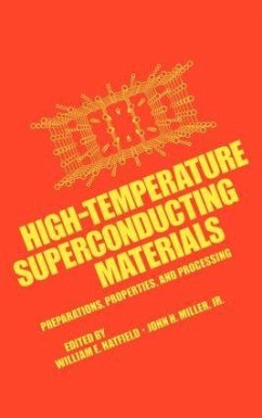High-Temperature Superconducting Materials - Hatfield, William E; Miller, John H