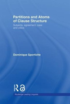 Partitions and Atoms of Clause Structure - Sportiche, Dominique