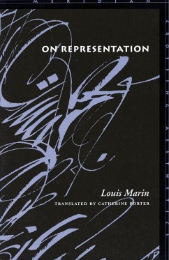 On Representation - Marin, Louis