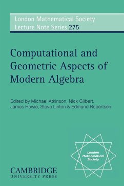 Computational and Geometric Aspects of Modern Algebra - Gilbert, Nick