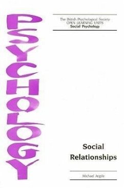 Social Relationships - Argyle, Michael