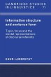 Information Structure and Sentence Form - Bild 1
