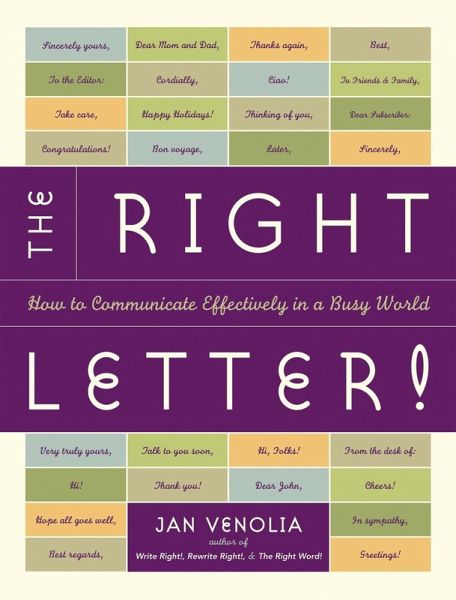 The Right Letter! The Right Letter!