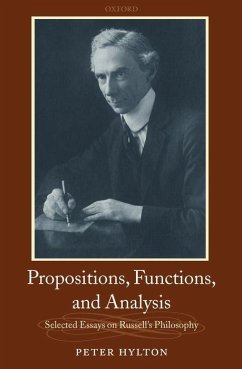 Propositions, Functions, and Analysis - Hylton, Peter