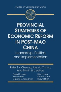 Cover Provincial Strategies of Economic Reform in Post-Mao China