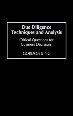 Due Diligence Techniques and Analysis - Bing, Gordon