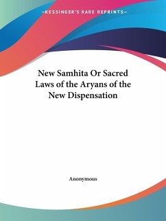 Cover New Samhita Or Sacred Laws of the Aryans of the New Dispensation