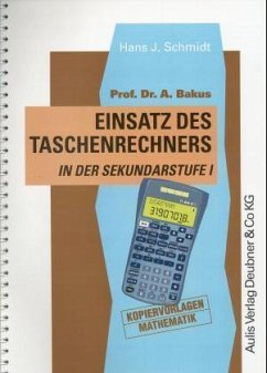 Einsatz des Taschenrechners in der Sekundarstufe I