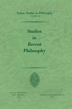 Studies in Recent Philosophy - Reck, Andrew J.; Lee, Harold N.; Ballard, Edward G.; Roberts, Louise Nisbet; Feibleman, James K.; Hamburg, Carl H.