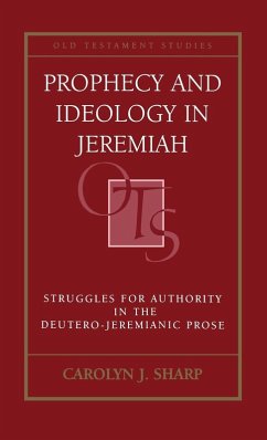 Cover Prophecy and Ideology in Jeremiah