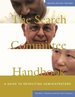 The Search Committee Handbook - Marchese, Theodore J; Lawrence, Jane Fiori