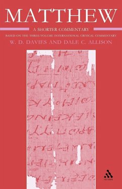 Matthew - Allison, Dale C. Jr.