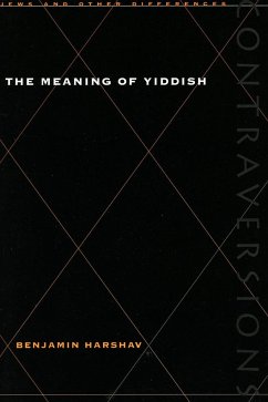 Meaning of Yiddish - Harshav, Benjamin