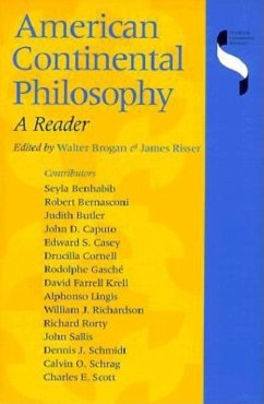 Cover American Continental Philosophy