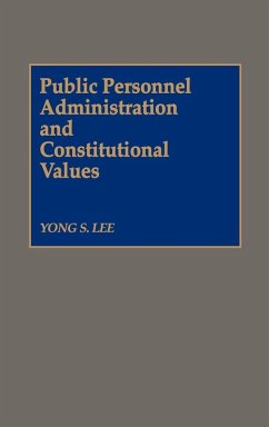 Cover Public Personnel Administration and Constitutional Values