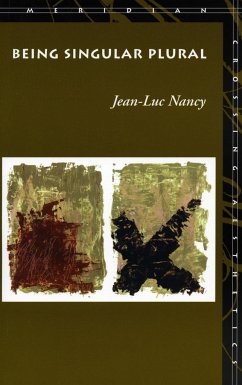 Being Singular Plural - Nancy, Jean-Luc