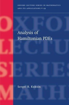 Analysis of Hamiltonian Pdes - Kuksin, Sergei B