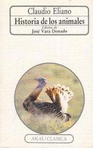 Cover Historia de los animales