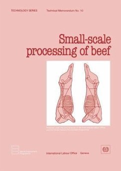 Small-scale processing of beef (Technology Series. Technical Memorandum No. 10) - Ilo