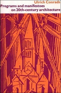 Cover Programs and Manifestoes on 20th-Century Architecture