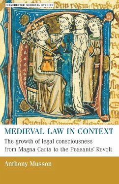 Cover Medieval law in context