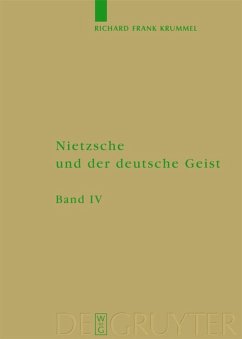 Ausbreitung und Wirkung des Nietzscheschen Werkes im deutschen Sprachraum bis zum Ende des Zweiten Weltkrieges - Krummel, Richard Frank