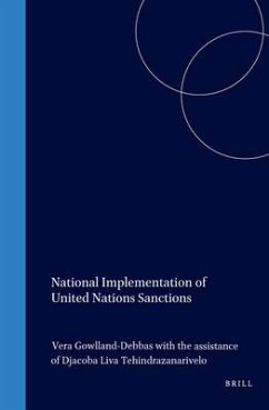 National Implementation of United Nations Sanctions - Gowlland-Debbas, Vera (ed.)