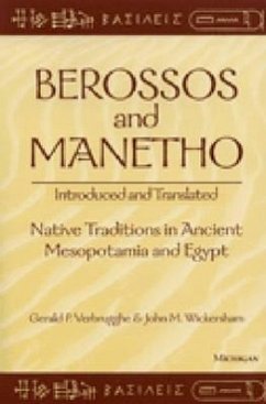 Cover Berossos and Manetho, Introduced and Translated