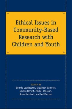 Ethical Issues in Community-Based Research with Children and Youth