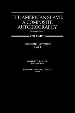 Cover The American Slave--Mississippi Narratives