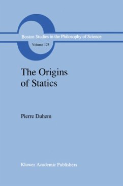 The Origins of Statics - Duhem, Pierre