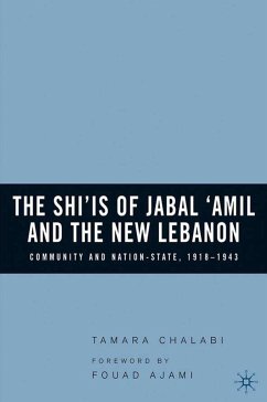 The Shi'is of Jabal 'Amil and the New Lebanon - Chalabi, T.