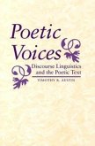 Poetic Voices: Discourse Linguistics and the Poetic Text