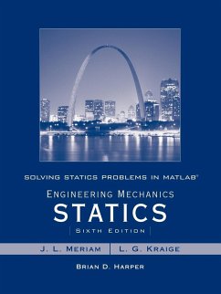 Cover Solving Statics Problems in MATLAB by Brian Harper T/A Engineering Mechanics Statics 6th Edition by Meriam and Kraige