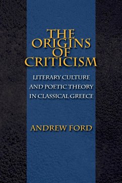 The Origins of Criticism - Ford, Andrew