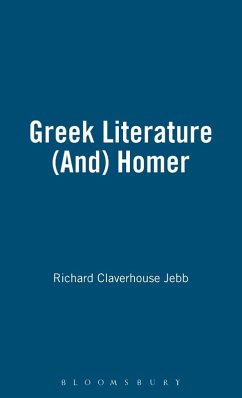 Cover Greek Literature (And) Homer