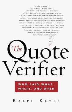 The Quote Verifier - Keyes, Ralph