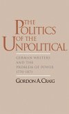 The Politics of the Unpolitical